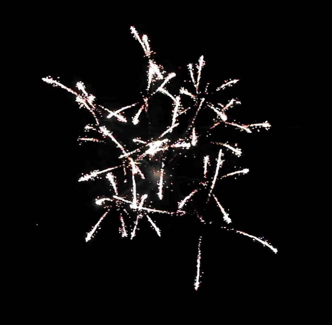 Высотный шар 4" Crackling crossette 14-15stars