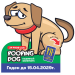 Наземный фейерверк "Pooping dog"