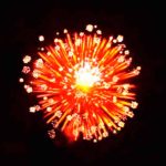 Высотный шар 4" Big crackling with red pistil