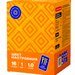 Салютная установка (пластик) "Цвет настроения" оранжевый